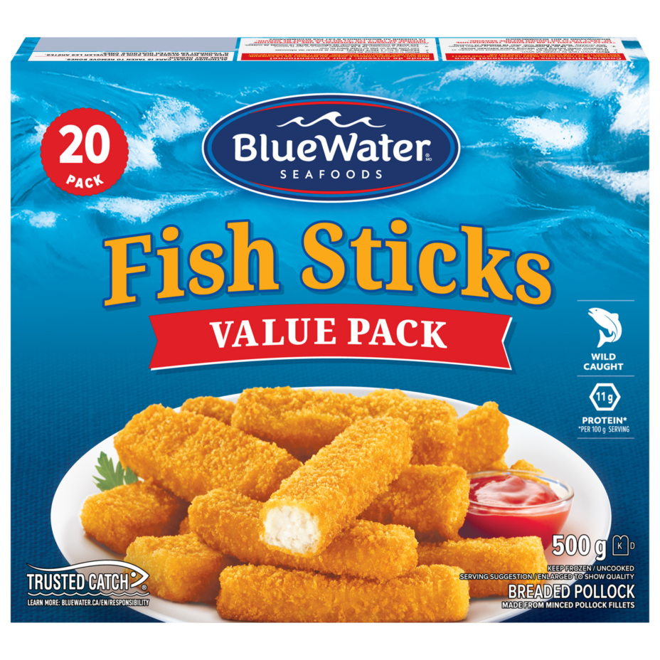 Value Pack Fish Sticks - BlueWater Seafoods