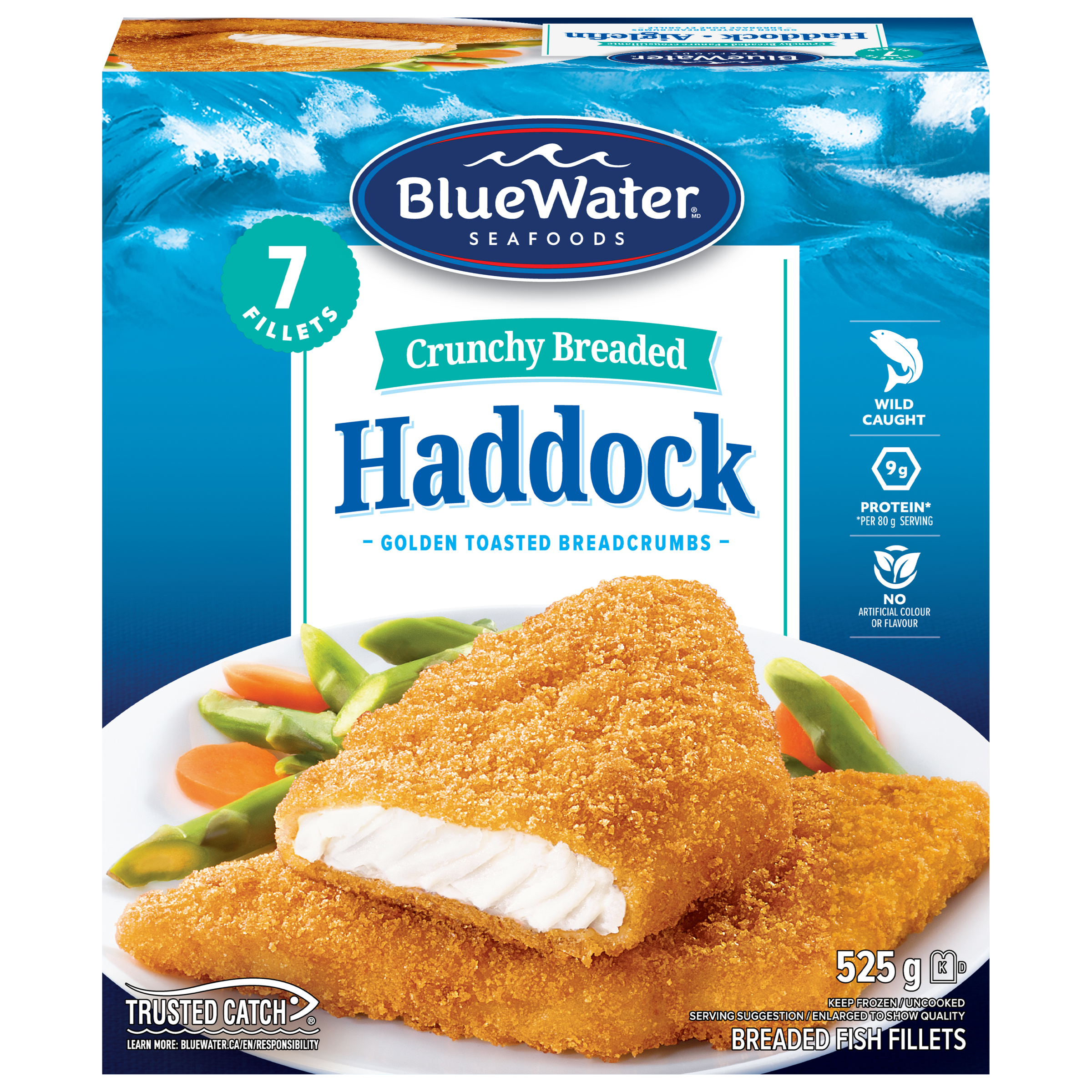 Breaded Haddock Fillets - BlueWater Seafoods