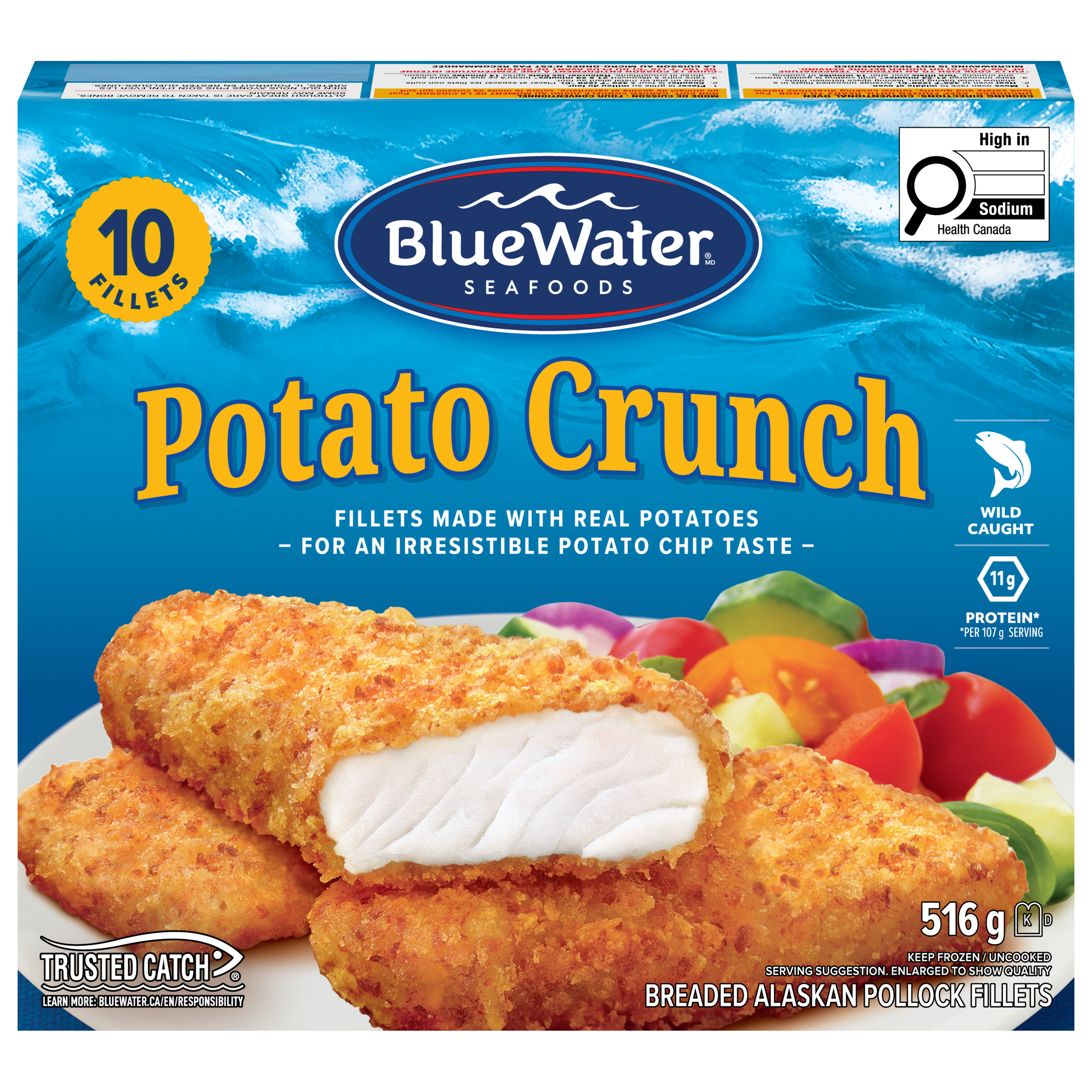 Crunch Filets Potato Crunch Fillets - BlueWater Seafoods